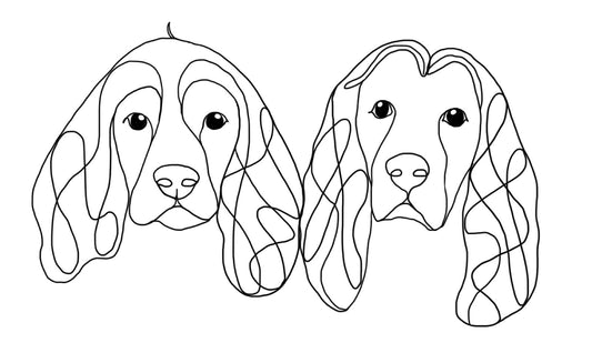 🐶 Dein Hund, handgezeichnete  – individuell & einzigartig