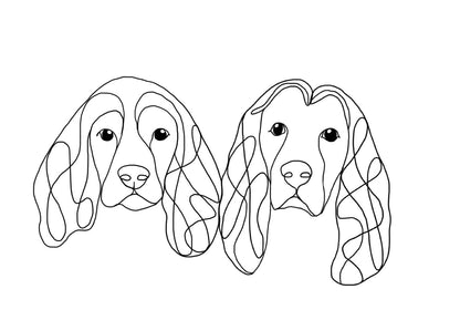 🐶 Dein Hund, handgezeichnete  – individuell & einzigartig