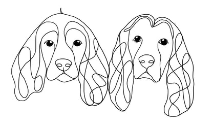 🐶 Dein Hund, handgezeichnete  – individuell & einzigartig