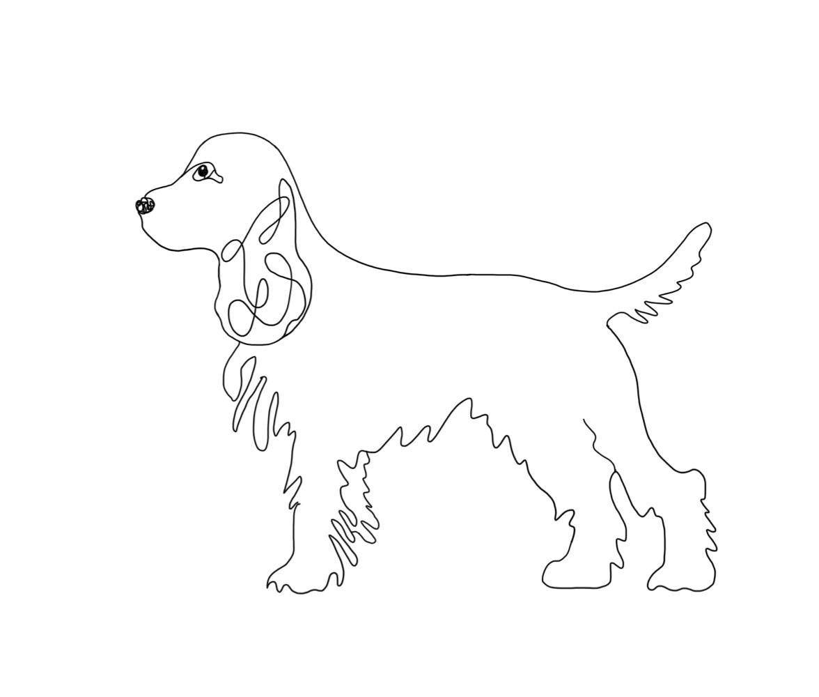 🐶 Dein Hund, handgezeichnete  – individuell & einzigartig